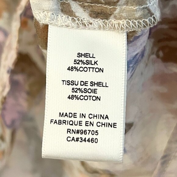 Rebecca Taylor Silk Floral Penelope Peplum Top Size 0 - Picture 6 of 7